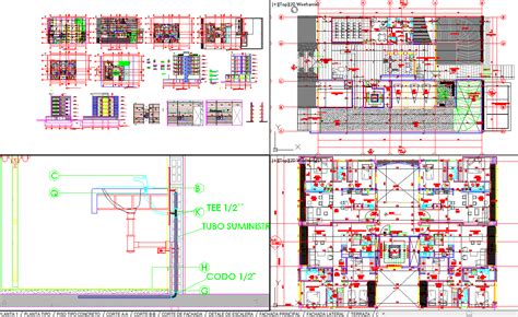 2 Bhk Apartment Architecture Drawing And Detail In Autocad Dwg Files