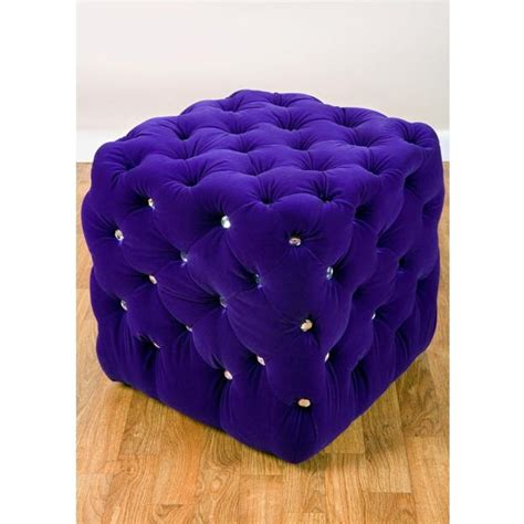Get the armchair and ottoman set deal that is meets your needs. Contemporary Showroom Sample Purple Armchair With Tufted ...
