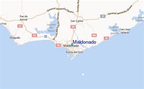 Maldonado Tide Station Location Guide