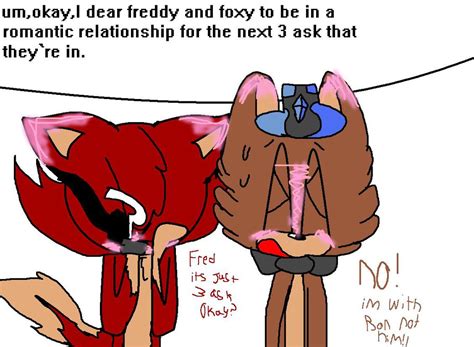 Ask Fnaf Part 14 Foxy X Freddy By Shadcatgame On Deviantart