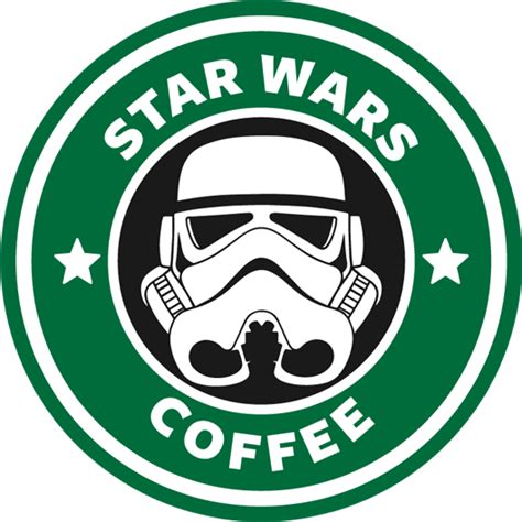 Star Wars Coffee Stickernitn