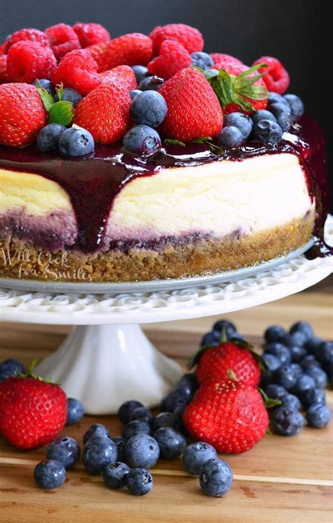 Mixed Berry Cheesecake Will Cook For Smiles