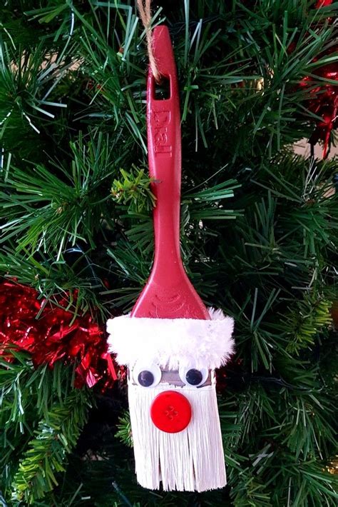 See How To Make These Santa Claus Paint Brushes Perfect For Recycling
