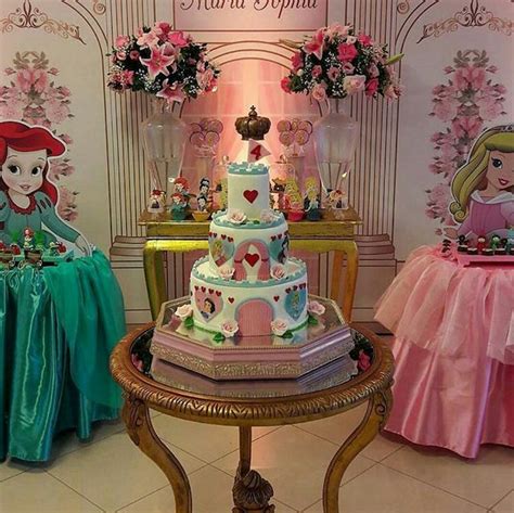 Fiesta Temática De Princesas Disney Disney Princess Party Decorations
