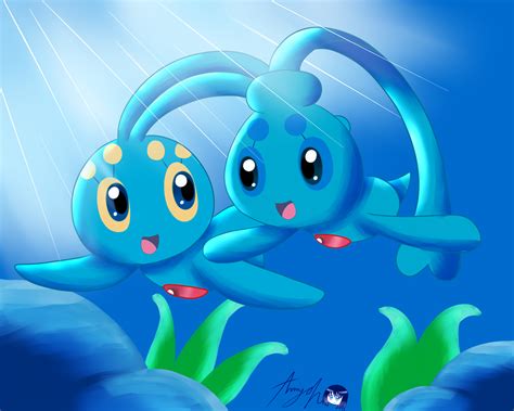 Manaphy And Phione By Amy Oh On Deviantart