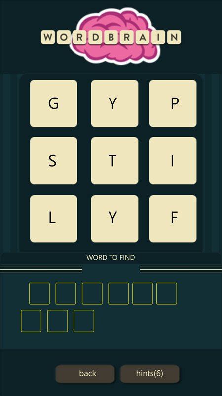 Wordbrain Is Like Hide And Seek But With Words Windows Central