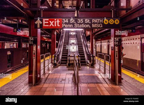 34th Street Subway Station New York City United States Of America
