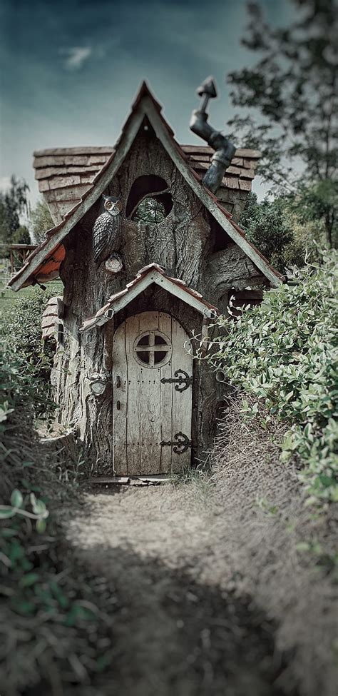 1920x1080px 1080p Free Download Witch House Forest Wooden Hd