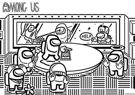 Coloriage Among Us. Coloriages pour enfants sur Wonderday.com
