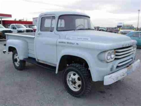 Sell Used Rare 1958 Dodge W100 Power Wagon Power Giant No Reserve