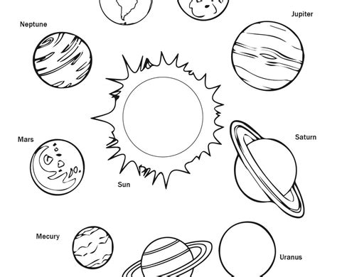 Planet Coloring Pages With The 9 Planets at GetDrawings | Free download