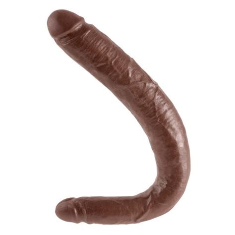 King Cock Inch Tapered Double Ender Brown Sex Toys At Adult Empire