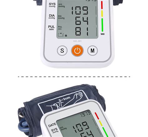 Upper Arm Medical Automatic Digital Blood Pressure Monitor Tensiometre