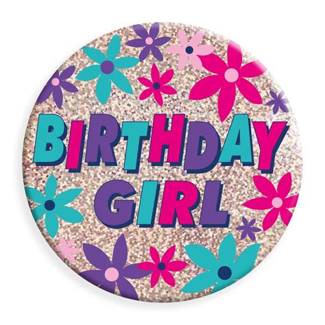Cards Direct Birthday Girl Jumbo Badge