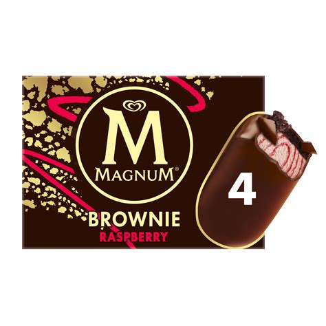 Jag och simon har passat på att prova två av magnums glassnyheter i dag: Magnum Brownie Raspberry 4x | Magnum
