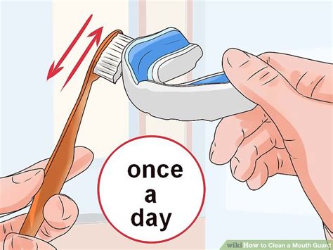 You can also clean it out with a bleach solution of 1 part bleach to 10 parts water. 4 Ways to Clean a Mouth Guard - wikiHow