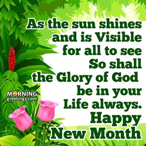 100 Happy New Month Wishes Messages Images Morning Greetings