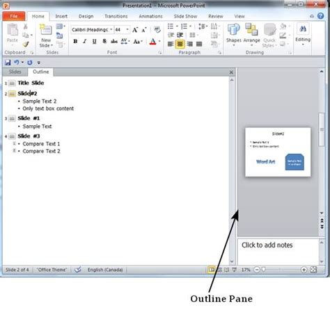 Learn hibernate annotations, mappings, caches, configuration, hql and validation with examples. Working With Outlines in Powerpoint 2010 - Tutorialspoint