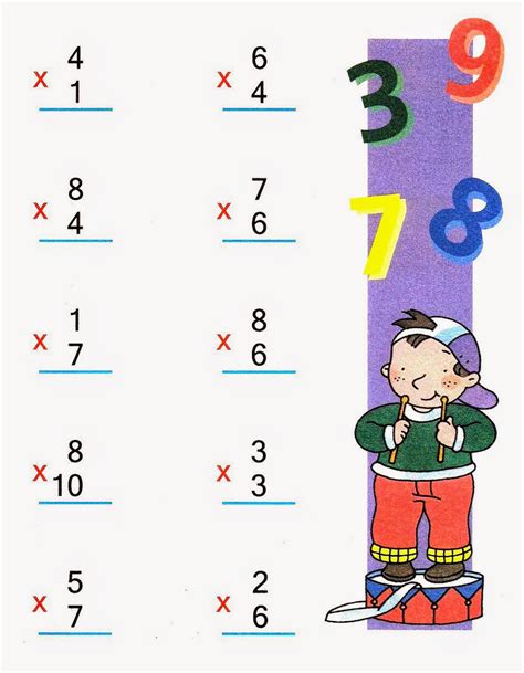 Atividades De Multiplicação 2 Ano Com Desenhos