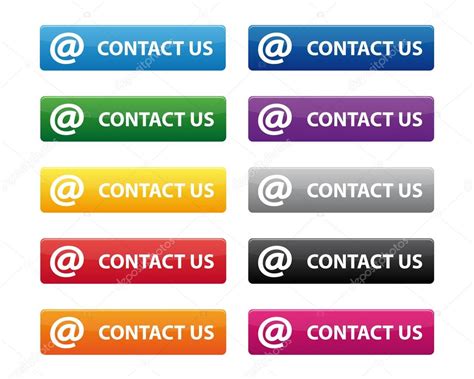 Contact Us Buttons Stock Vector Image By ©simo988 24201697