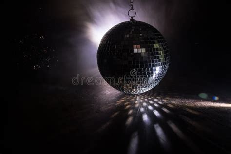 Colorful Disco Mirror Ball Lights Night Club Background Party Lights