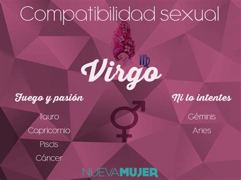Virgo también vive para estar al servicio de los demás, mientras que aries es conocido por ser egoísta. Compatibilidad sexual entre signos del zodiaco: ¿Con qué ...