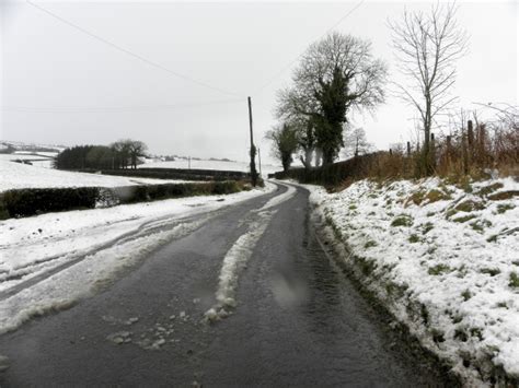 Wintry Along Cashty Road © Kenneth Allen Cc By Sa20 Geograph