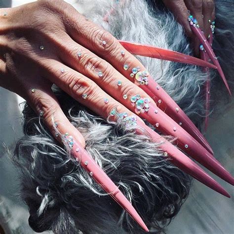 Pin Auf Extremely Long Nails