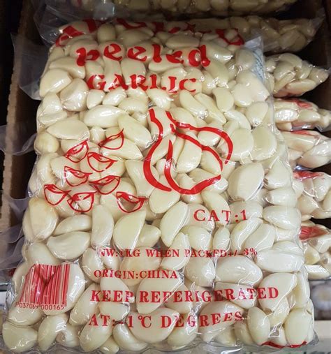 Fresh Peeled Whole Garlic Cloves Ready Peeled Garlic 10 Kg Box