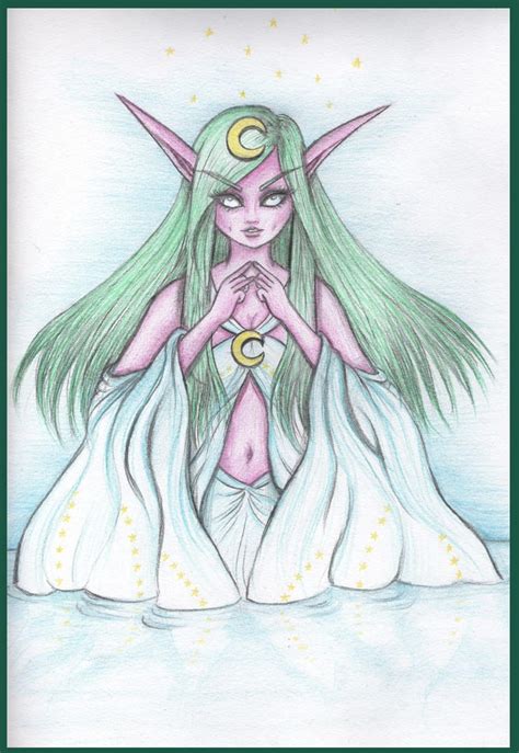 Night Elf Priestess By Samaramon On Deviantart