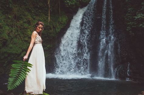 Arenalweddingphotographer Costa Rica Wedding Waterfall Wedding