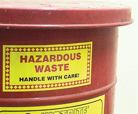 Hazardous Waste Label Non Regulated Waste MHZW PSP