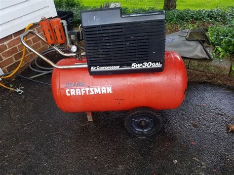 Sears Craftsman 220v 5hp 30 Gallon Air Compressor For Sale In