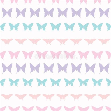 Colorful Butterfly Repeat Pattern Vector Stock Vector Illustration Of