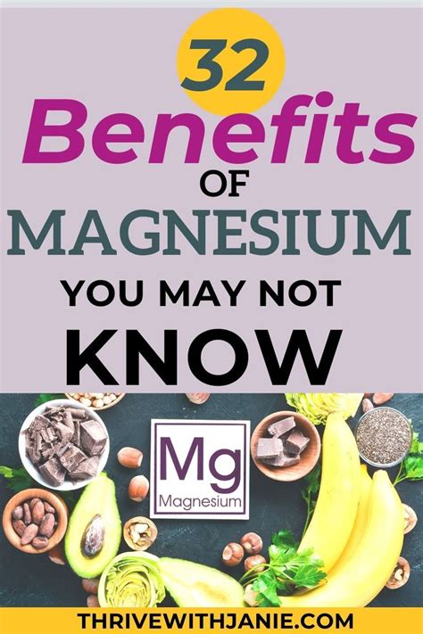 34 signs and symptoms of magnesium deficiency thrive with janie magnesium benefits b6