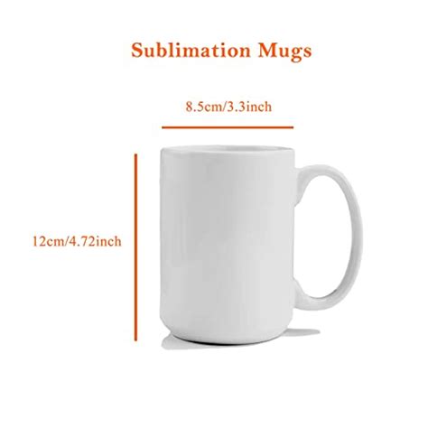 Tanglong Blank Sublimation Mugs 15 Oz，white Ceramic Sublimation Coffee Mugs Bulk Mugs For