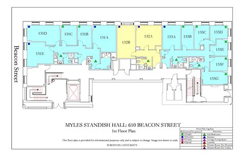 Myles Standish Hall Floor Plan Housing Boston University