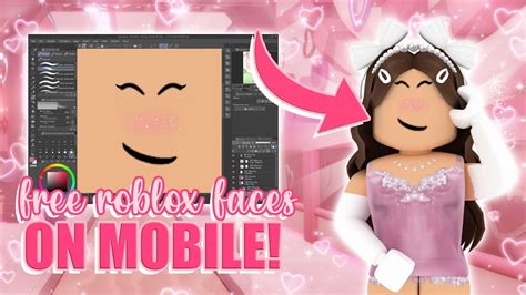 How To Create Free Roblox Faces On Mobile Easy Tutorial Mxddsie