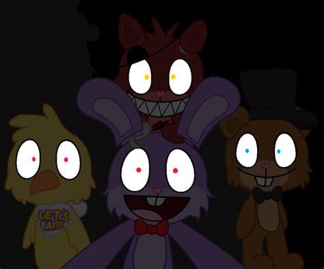 Fnaf Fnaf  By Cloudyhtf Reminds Me Of Happy Tree Friends