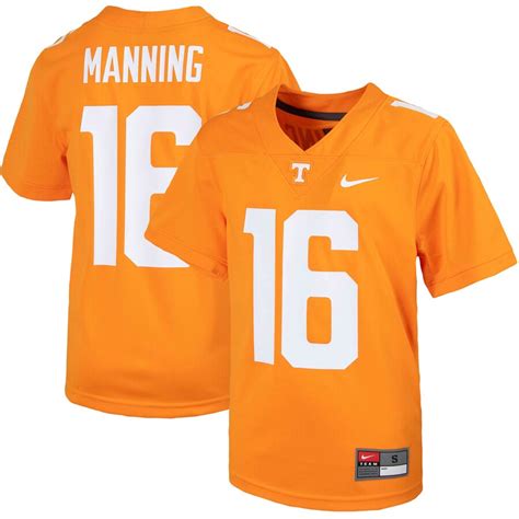 Youth Nike Peyton Manning Tennessee Orange Tennessee Volunteers Alumni