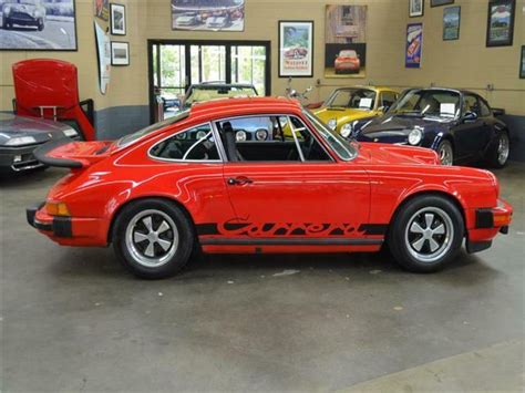 1975 Porsche 911 Carrera 27 40736 Miles Red Coupe 27l Flat 6 Cylinder
