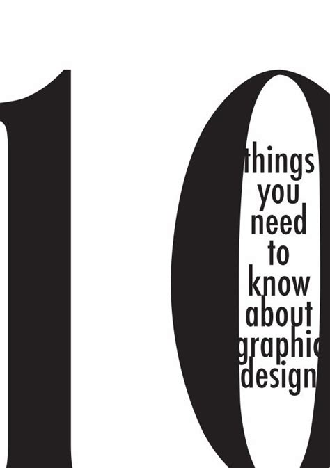 Pdf Ten Things You Need To Know About Graphic Design Dokumentips