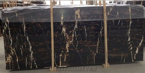 Black Marble With Golden And White Veins Black Gold Marble Tiles Slabs From Pakistan