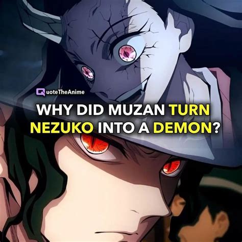 Trivia Why Did Muzan Turn Nezuko Into A Demon 👿👿👿 In 2022 Demon