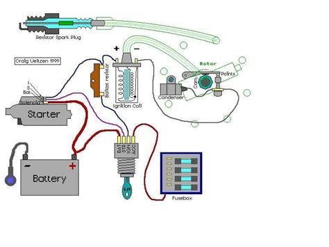 12 volt coil with resistor wiring. Pictorial Wiring Diagram