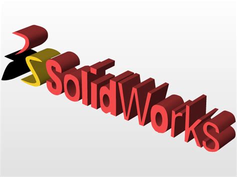 Solid Works Logo 3d Cad Model Library Grabcad