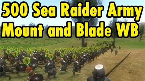 500 Sea Raider Army Mount And Blade Warband