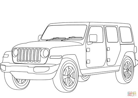 Jeep Coloring Pages Printable