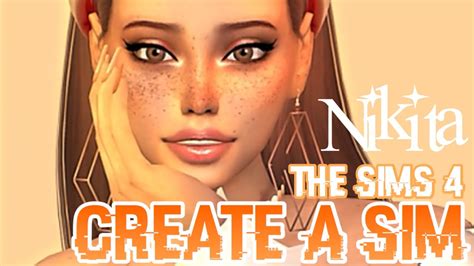 The Sims 4 Create A Sim Pretty Girl Sun Kissed