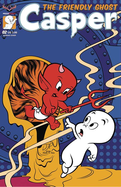 Casper The Friendly Ghost 2 Homage Jourdan Cover Fresh Comics